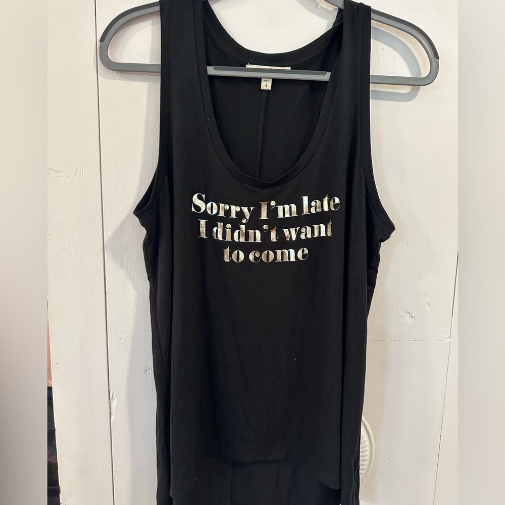 Last chance! 🚨 Express One-Eleven Graphic Tank, Size L